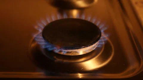Old gas oven Stock Footage 49407073