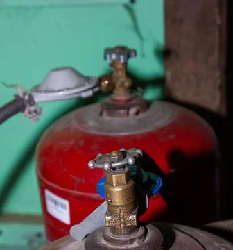 Old gas pump, old pump 스톡 사진