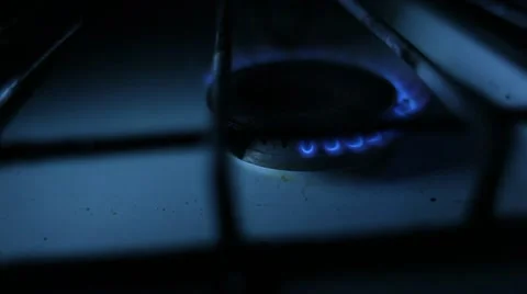 Old gas stove Video stock 10794685