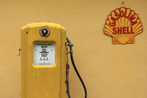 Old Gasoline Pump Stock Photos