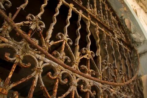 The old gate Foto stock