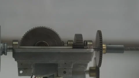 The old gear of engine Stock Footage 318728770