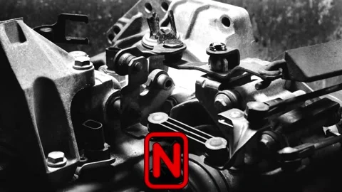 Old gear shift box for a front-wheel drive car example Видео 337665976