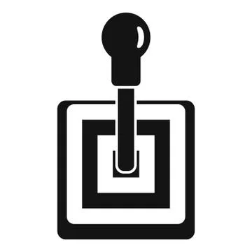 Old gearbox icon, simple style 스톡 일러스트