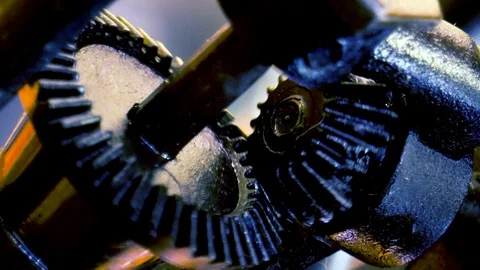 Old Gears Video stock 106534016