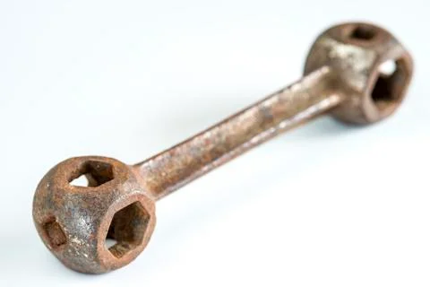 Old german bicycle tool called bone Stock Photos