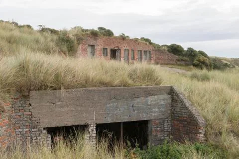 Old German bunker Stock Photos