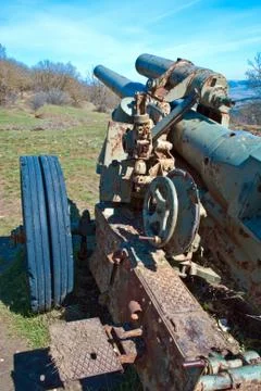 Old German cannon Stock Photos