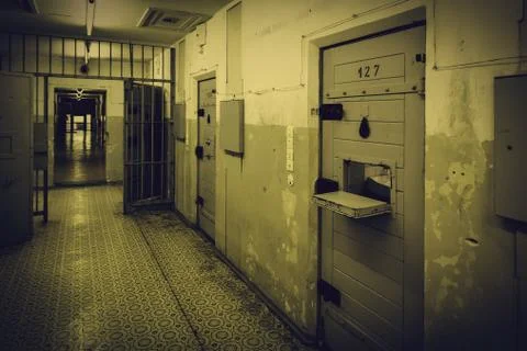 Old German jail Stockfoto's