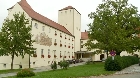 Old German Monestary Video stock 43761827