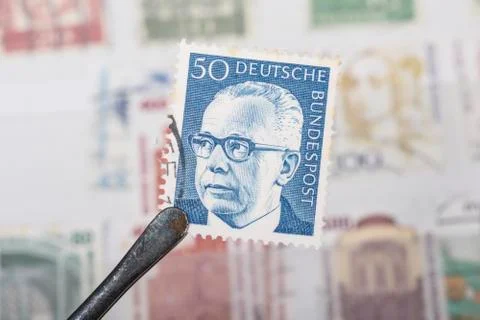 Old  Germany   stamp Stock Photos