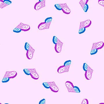 Old ghost isometric icon seamless pattern Illustrazione stock
