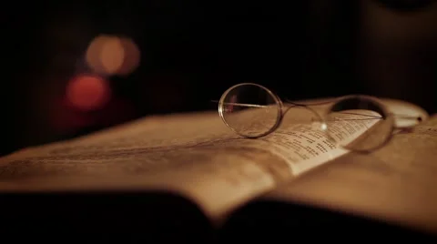 Old glasses Stock Footage 1058855