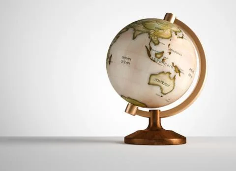Old globe Illustrazione stock