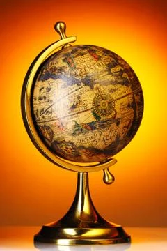Old globe Stock Photos