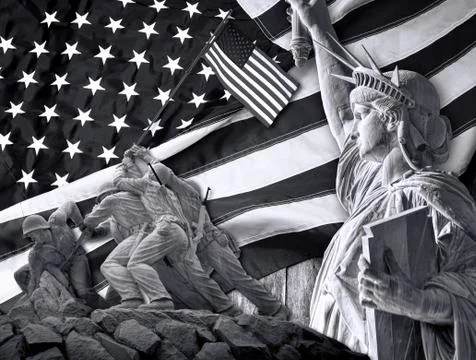 Old Glory Flag. Stock Photos