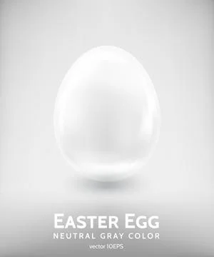 Old Gold Easter Egg Template Stock Illustration