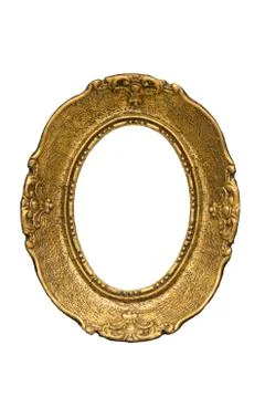 Old gold frame Stock Photos