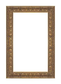 Old gold frame Stock Photos