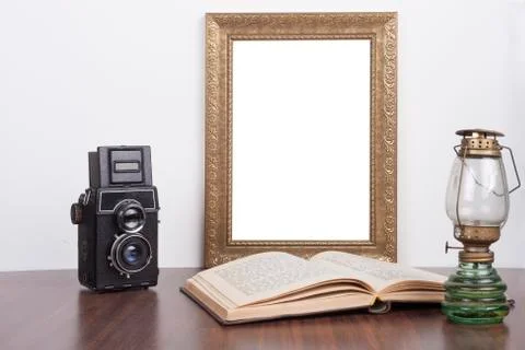 Old Gold Frame Stock Photos
