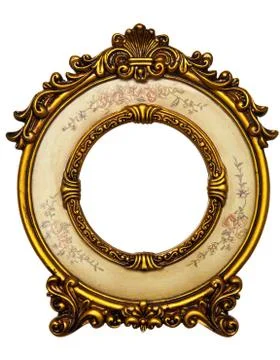 Old Gold Frame Stock Photos