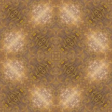 Old Golden Seamless Pattern Stock Photos