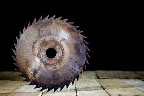 Old good carpentry, tools drill bit. Wooden carpentry table and old good carp Stock Photos