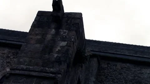 Old gothic church Stock Footage 66271569