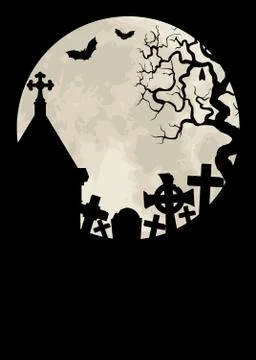 Old Gothic Crypt Illustrazione stock