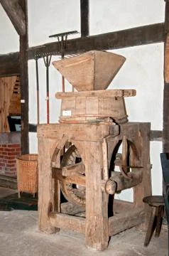 Old grain mill Foto stock