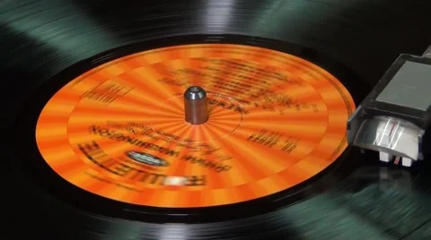 Old gramophone ,,EMT 930" Vídeo Stock 63471206