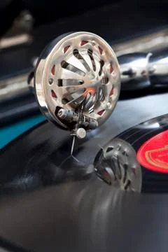 Old gramophone Stock-Fotos