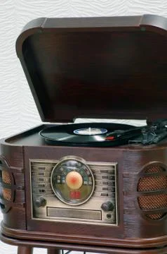 Old gramophone Stock Photos