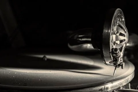 Old gramophone. Stock Photos