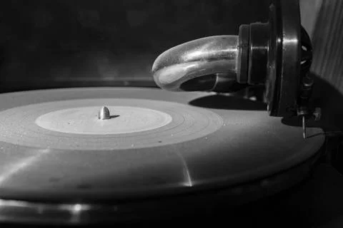 Old gramophone. Stock Photos