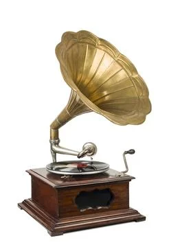 Old gramophone Stock Photos