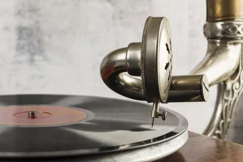 Old gramophone Stock Photos