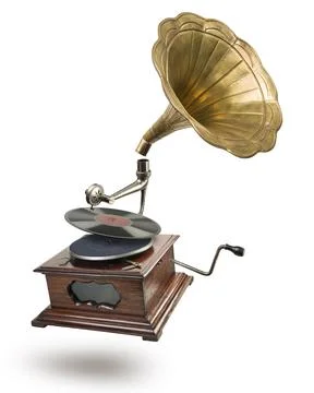 Old gramophone Stock Photos