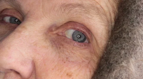 Old Grandmother Looking At The Camera 4 Stock-Footage 47017633