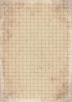 Old Graph Ruled 10mm Notebook Paper Stock Photos