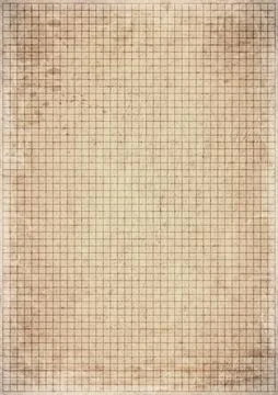 Old Graph Ruled 5mm Notebook Paper Stock Photos