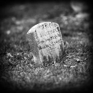 Old Grave Stone Stock Photos