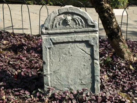 Old gravestone. Stock Photos