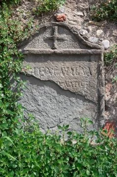 Old gravestone Stock Photos