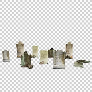 Old Gravestones Stock Illustration