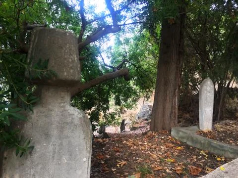 Old gravestones Stock Photos