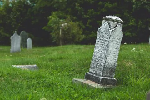 Old Graveyard Headstone Stock Photos