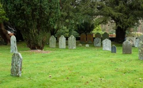 Old graveyard Stock Photos