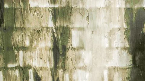 An old, gray brick wall. Light background, brick texture. Foto stock