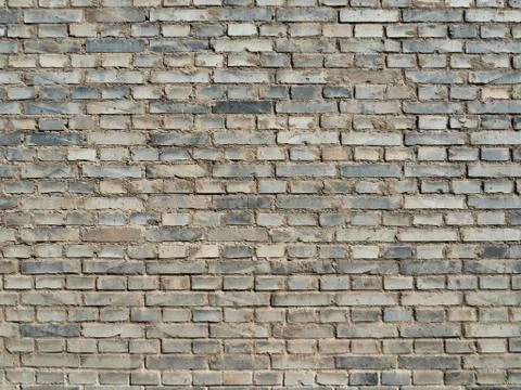 Old gray brick wall texture background Stock Photos